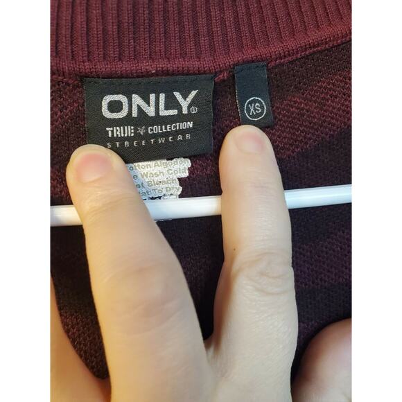 ONLY Streetwear animal print Cotton Sweater Cardigan- XS - Picture 3 of 4